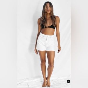 A.T.G. All Things Golden - THE HIGH RISE CUT-OFF - CRISP WHITE